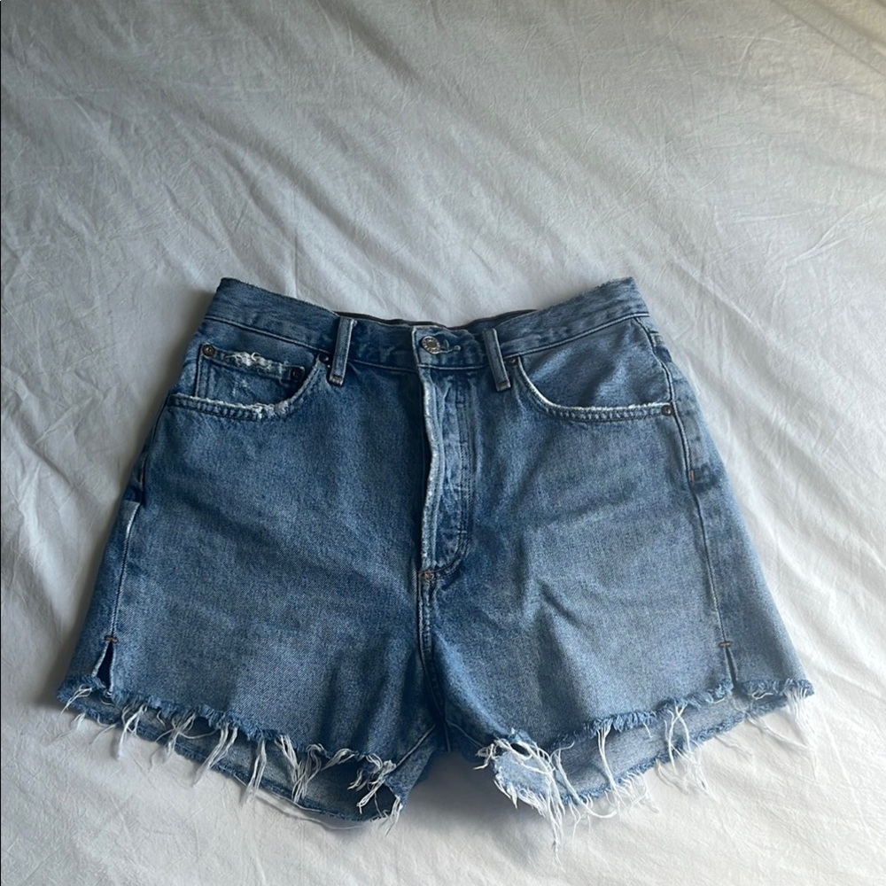 Agolde Blue Classic Denim Jeans with Vintage Appeal